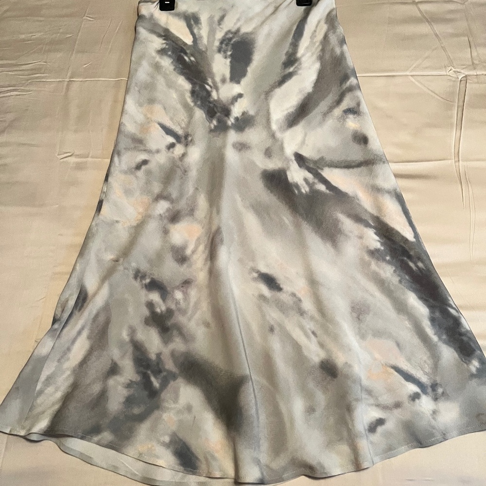 RAILS Anya High-Waisted Print Midi Skirt (Medium)